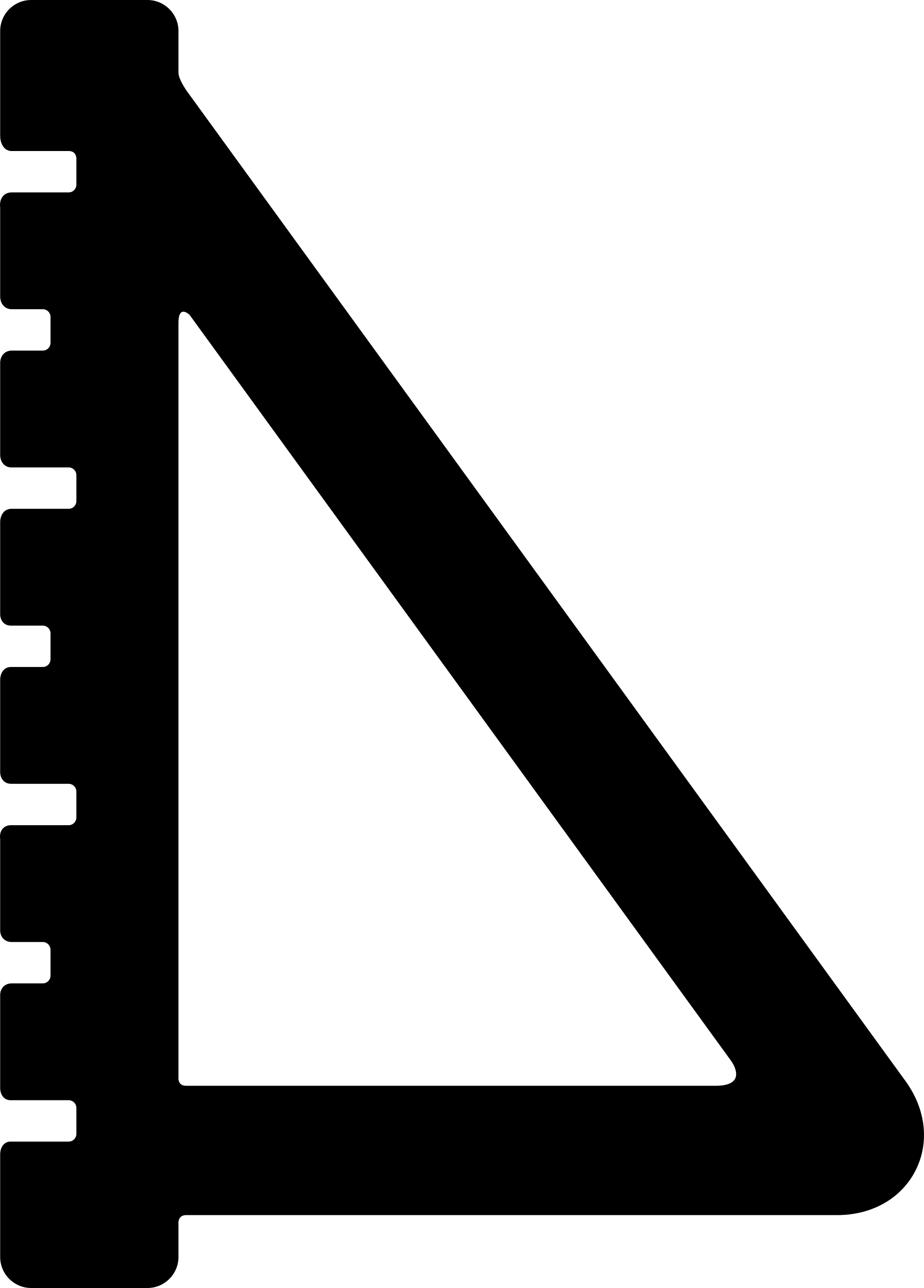 Half Rectangle Ruler Contour Svg Vector Free Vectors